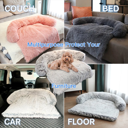 Sofa Plush Calming Dog Blanket