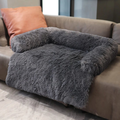 Sofa Plush Calming Dog Blanket