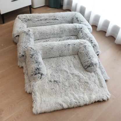 Sofa Plush Calming Dog Blanket