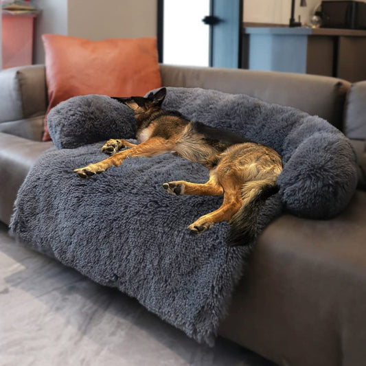 Sofa Plush Calming Dog Blanket